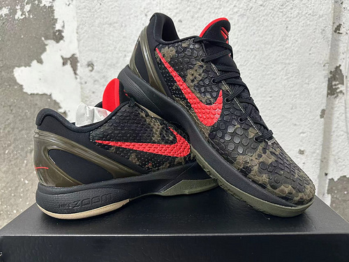 Kobe Bryant 6ta Generación Negro-Rojo 40-50 5